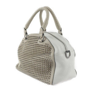 Christian Louboutin Calf Leather Panettone White Small Tan